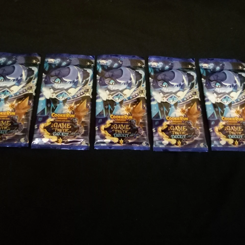 Cookie Run Braverse A Game of Truth and Deceit Booster Pack Factory Sealed x4